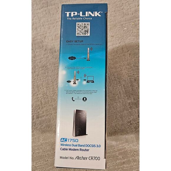 TP-LINK AC 1750 Wireless Dual Band DOCSIS 3.0 Cable Modem Router - Picture 2 of 5
